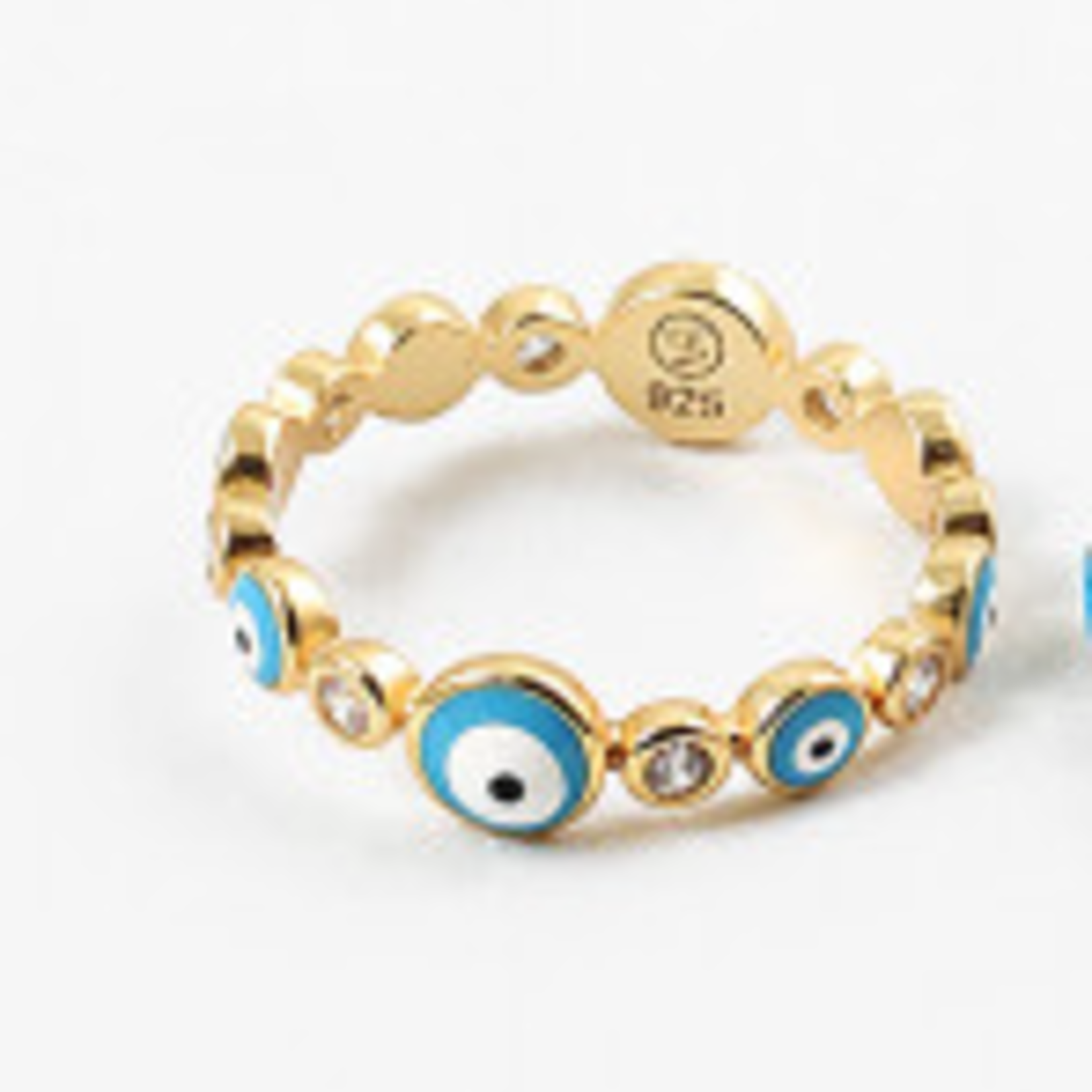 Enamel Evil Eye Ring