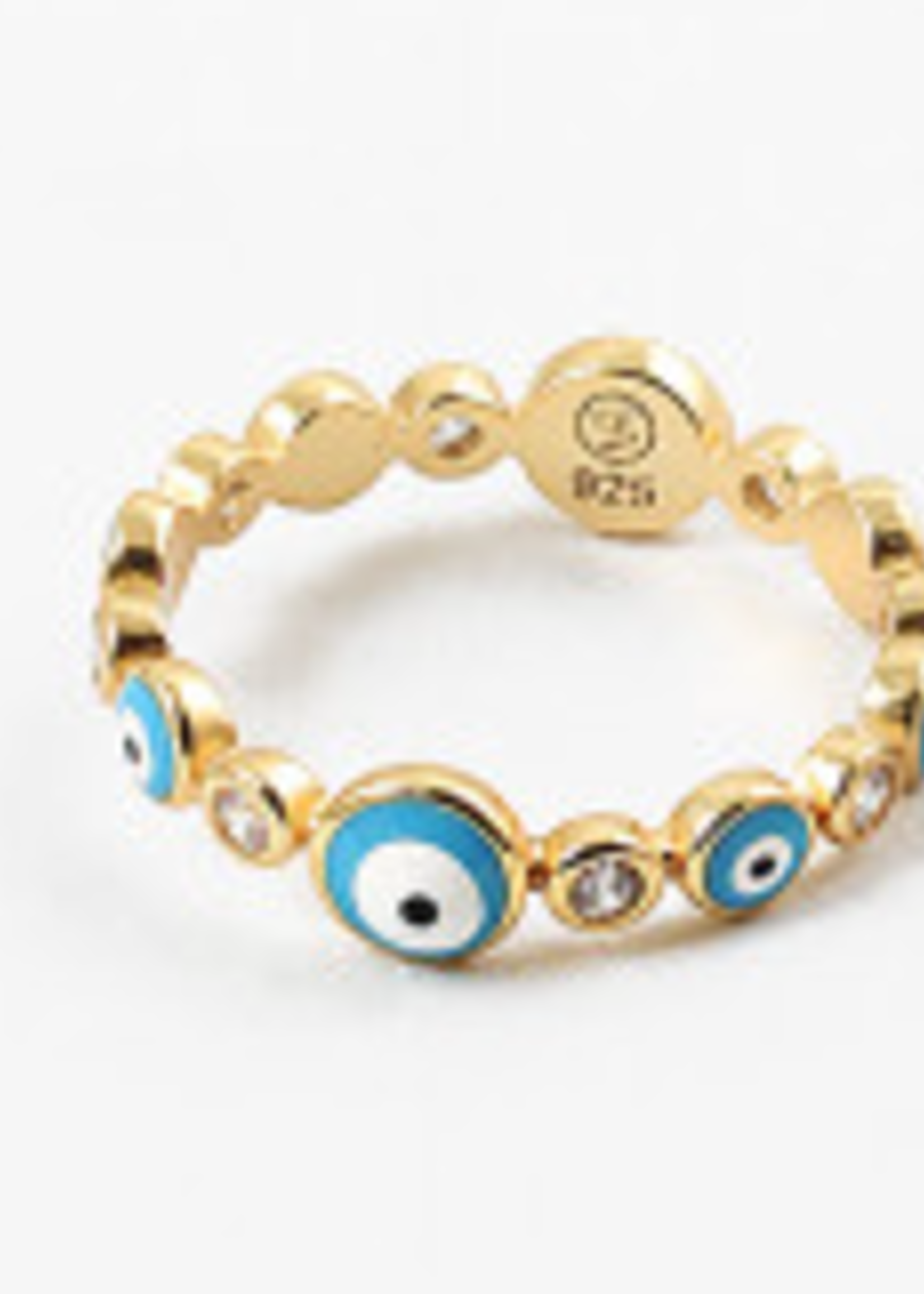 Enamel Evil Eye Ring