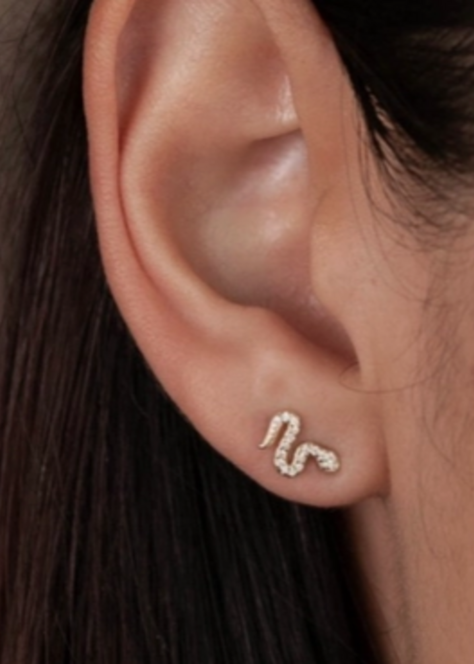 Pave Stud Snake