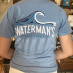 Waterman's Fish Hook Wave Comfort Colors Tee