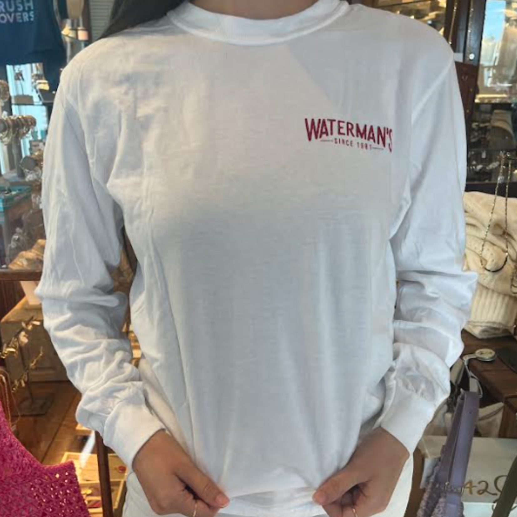 Waterman's Fish Hook Wave Longsleeve Tee