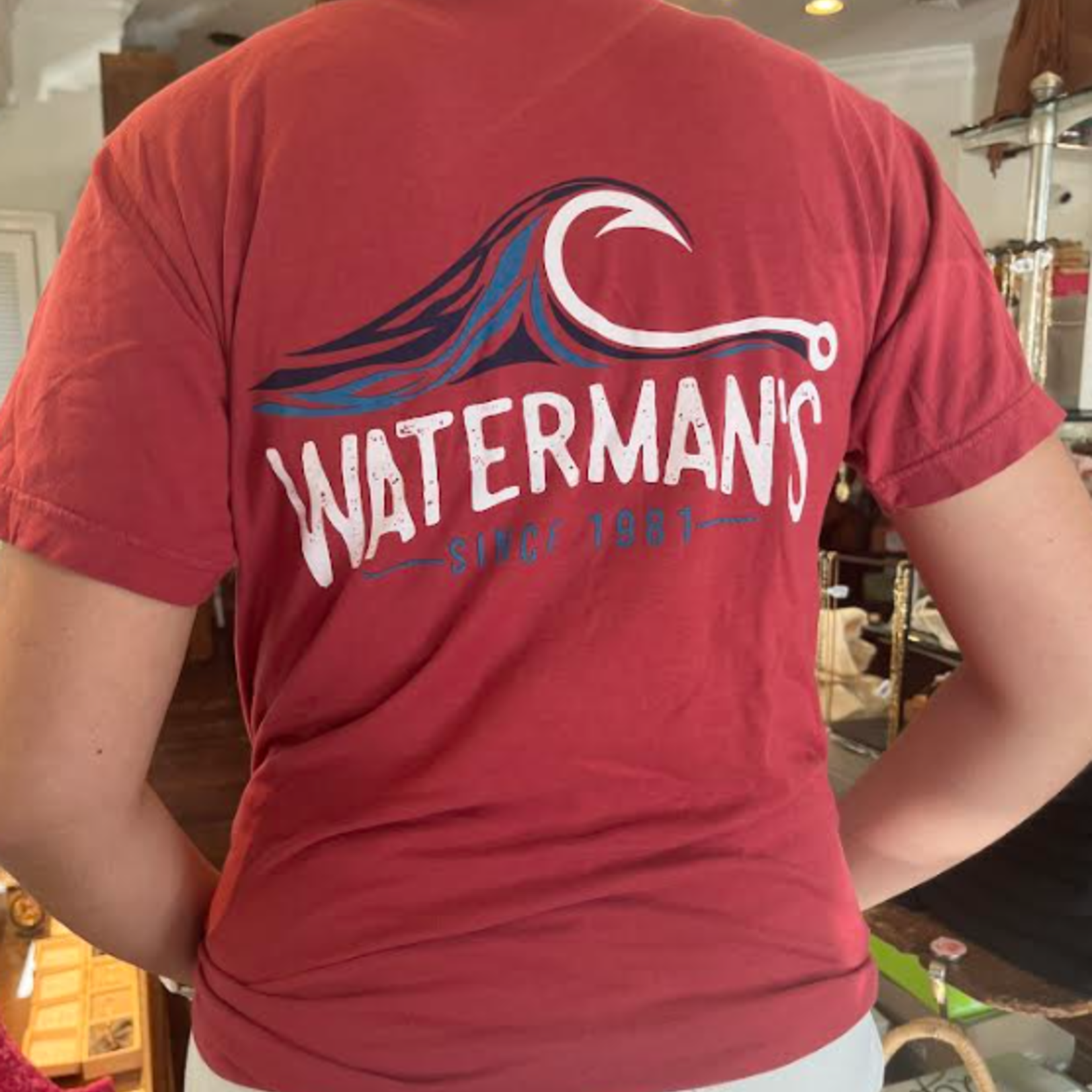 Waterman's Fish Hook Wave M&O Vintage Tee
