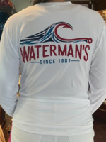 Waterman's Fish Hook Wave Dri-Fit Longsleeve Tee