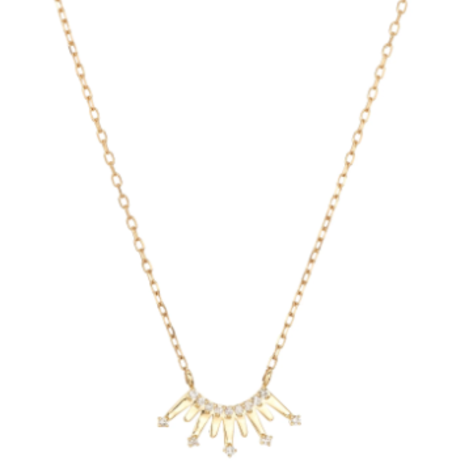 Pavé Crown Necklace -Y14