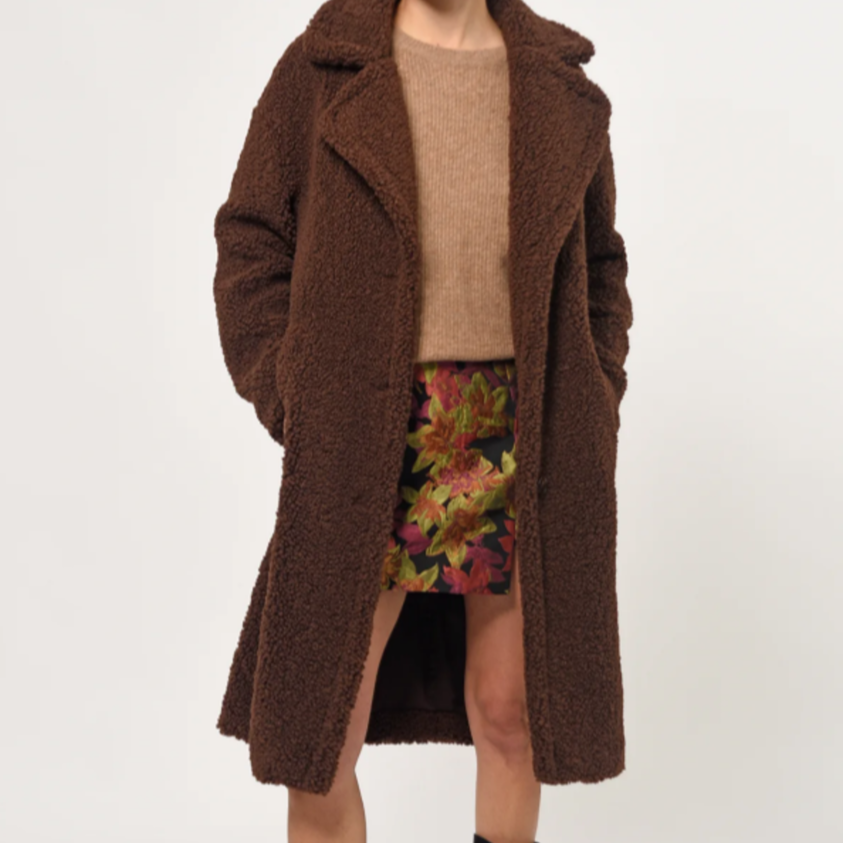 Rowan Teddy Shearling Coat