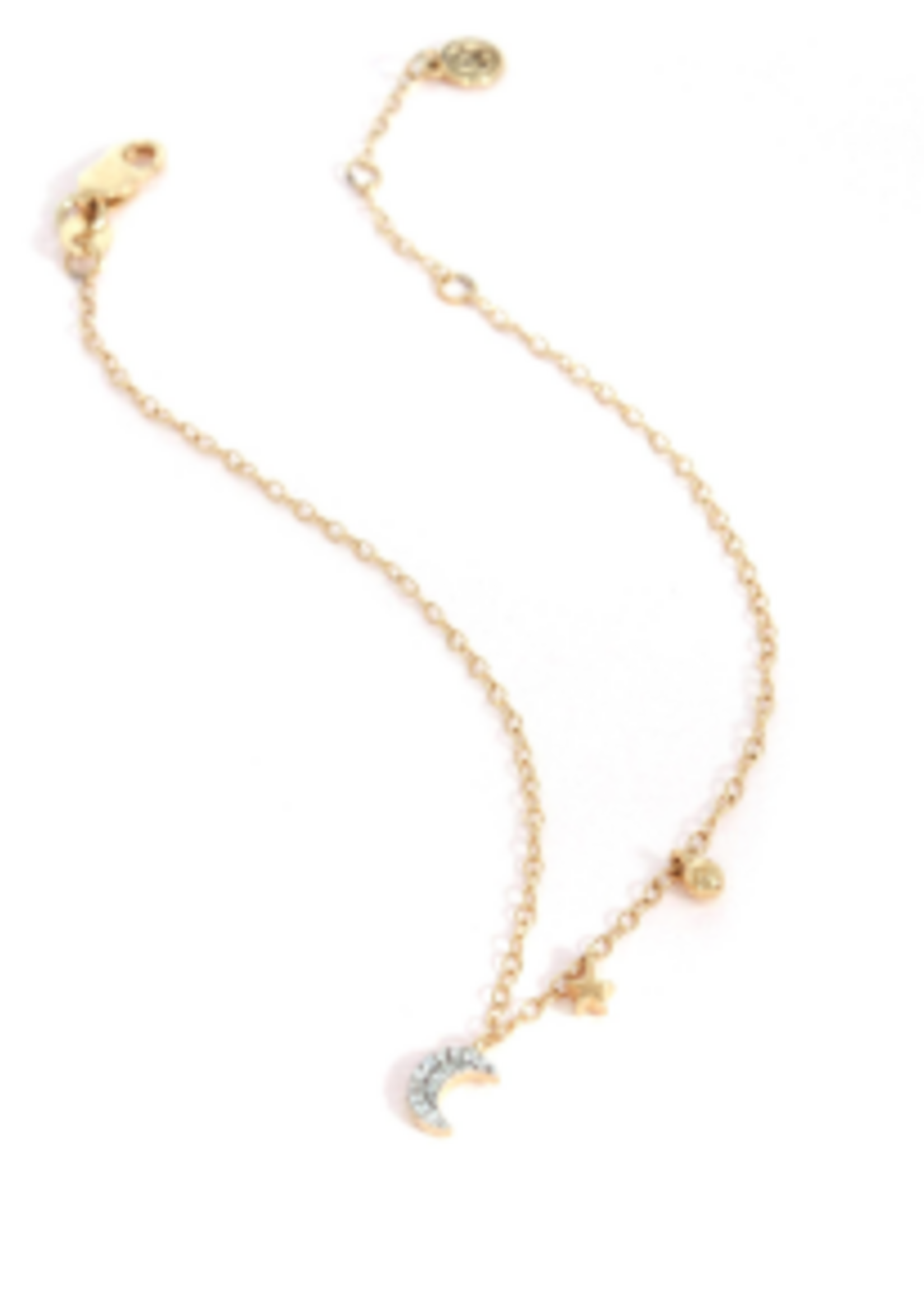 Certainly Celestial Chain Bracelet 14k Gold Plated