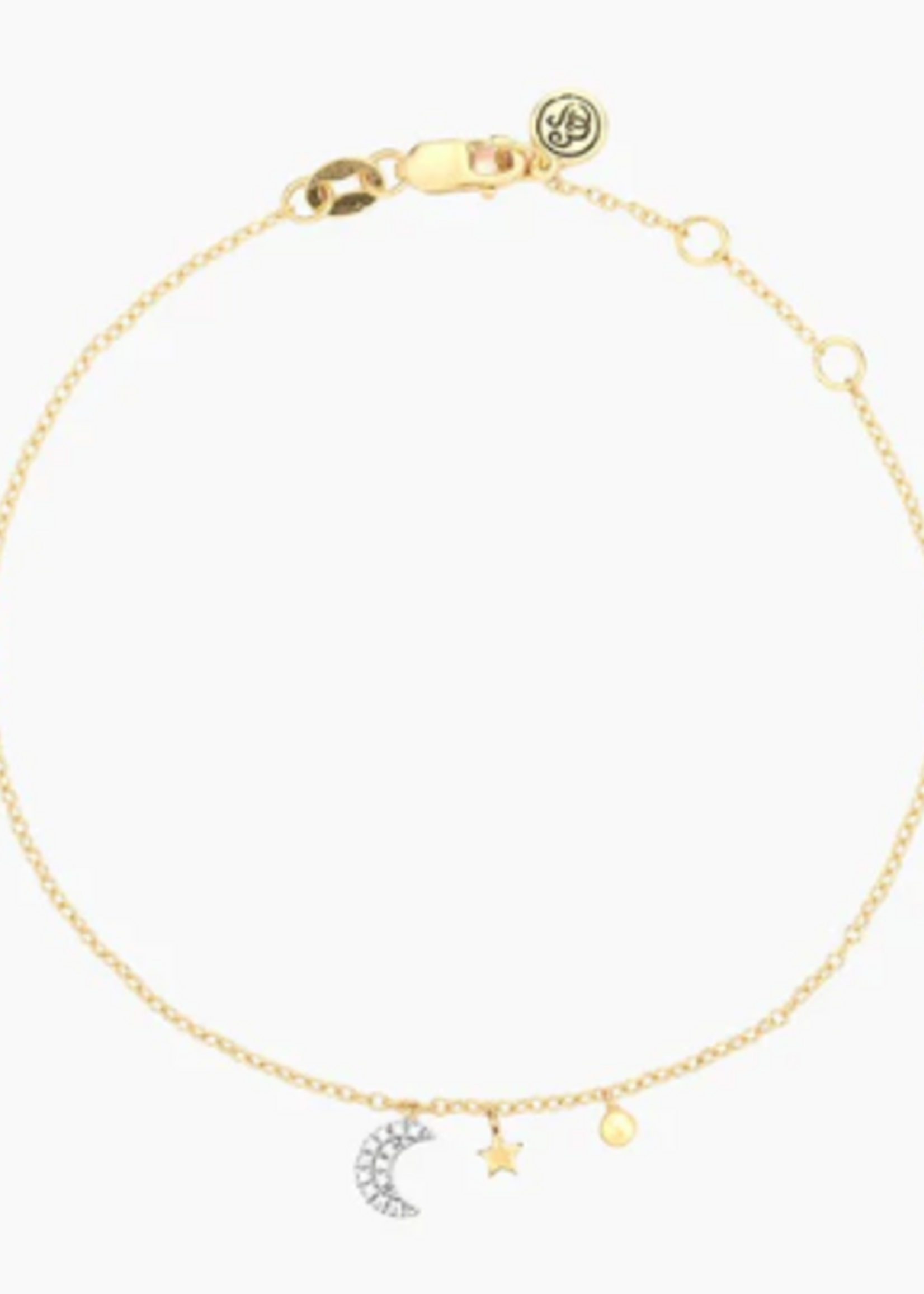 Certainly Celestial Chain Bracelet 14k Gold Plated