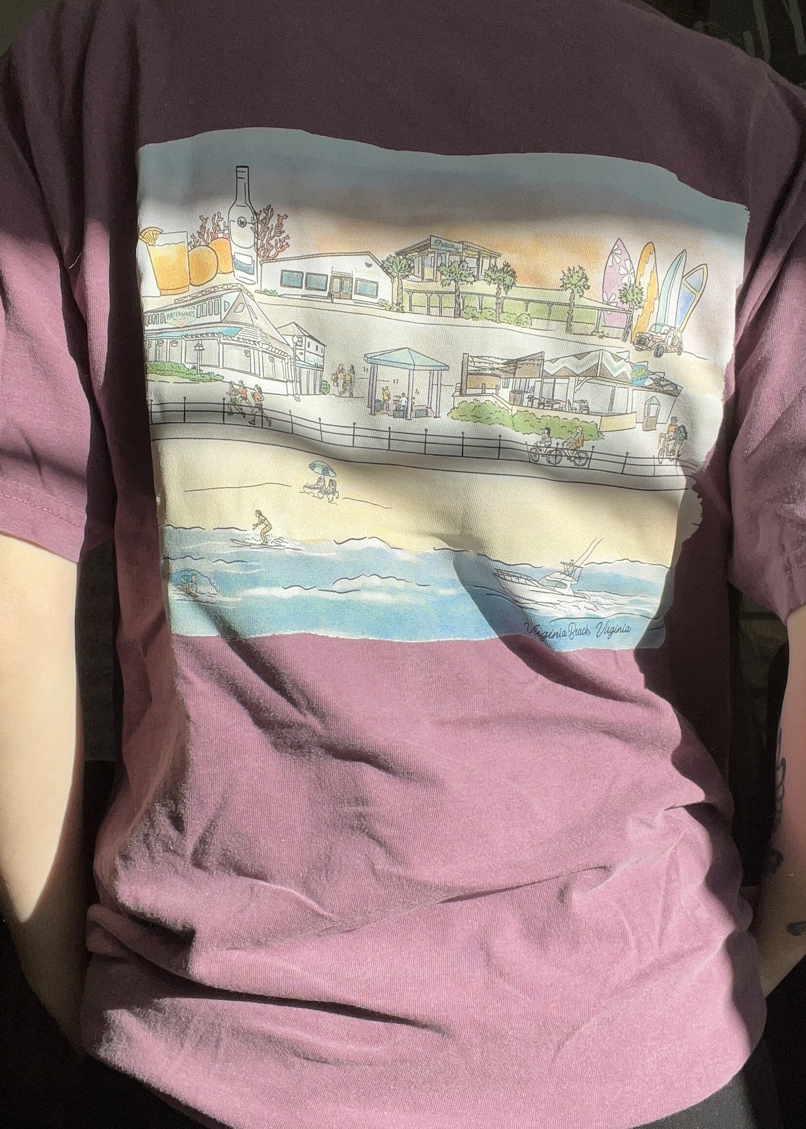 Trifecta Skyline Comfort Colors Tee
