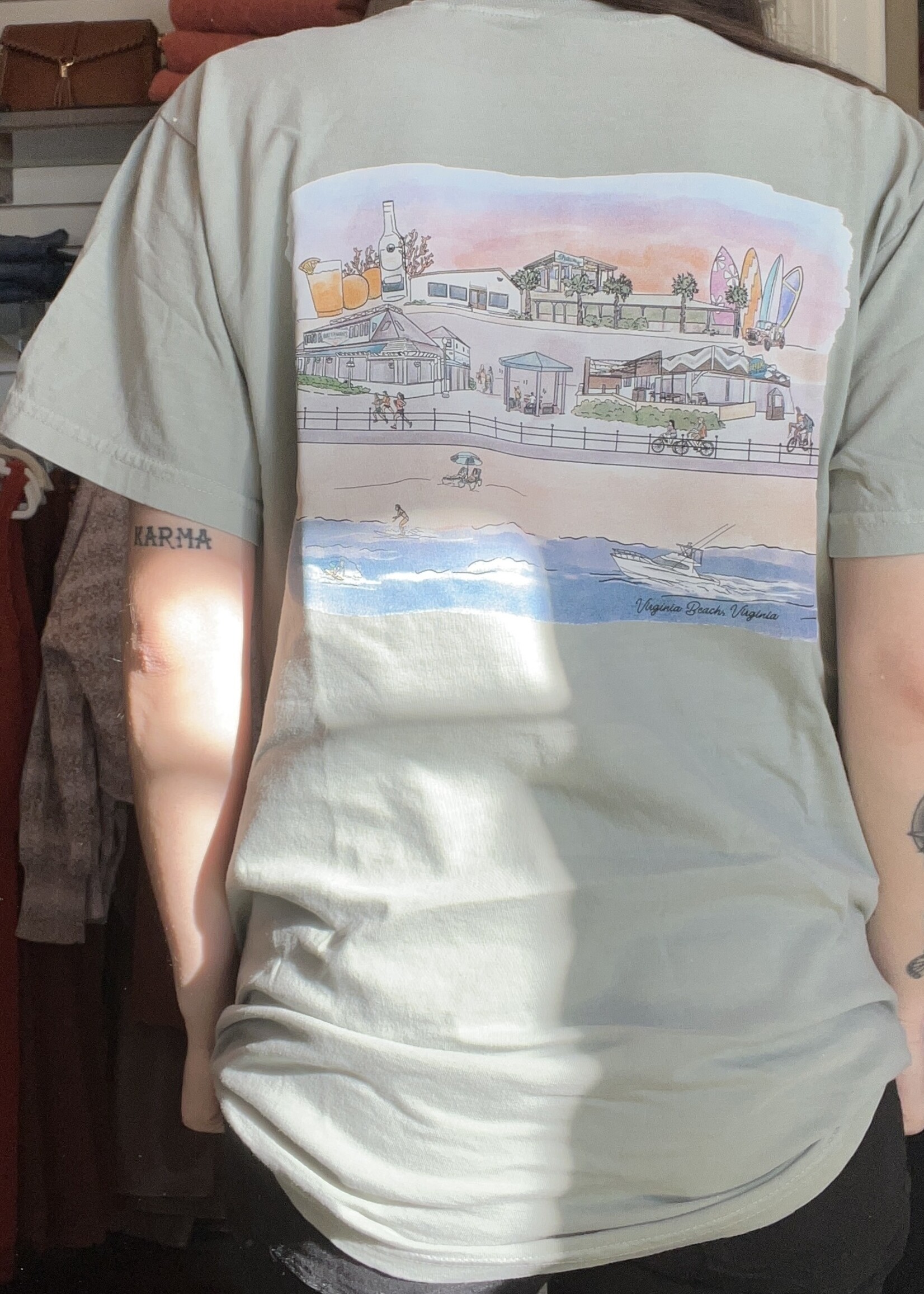 Trifecta Skyline Comfort Colors Tee