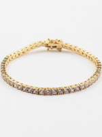 Gold 3mm Tennis Bracelet