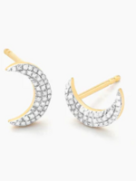 Mini Moons Stud Earrings