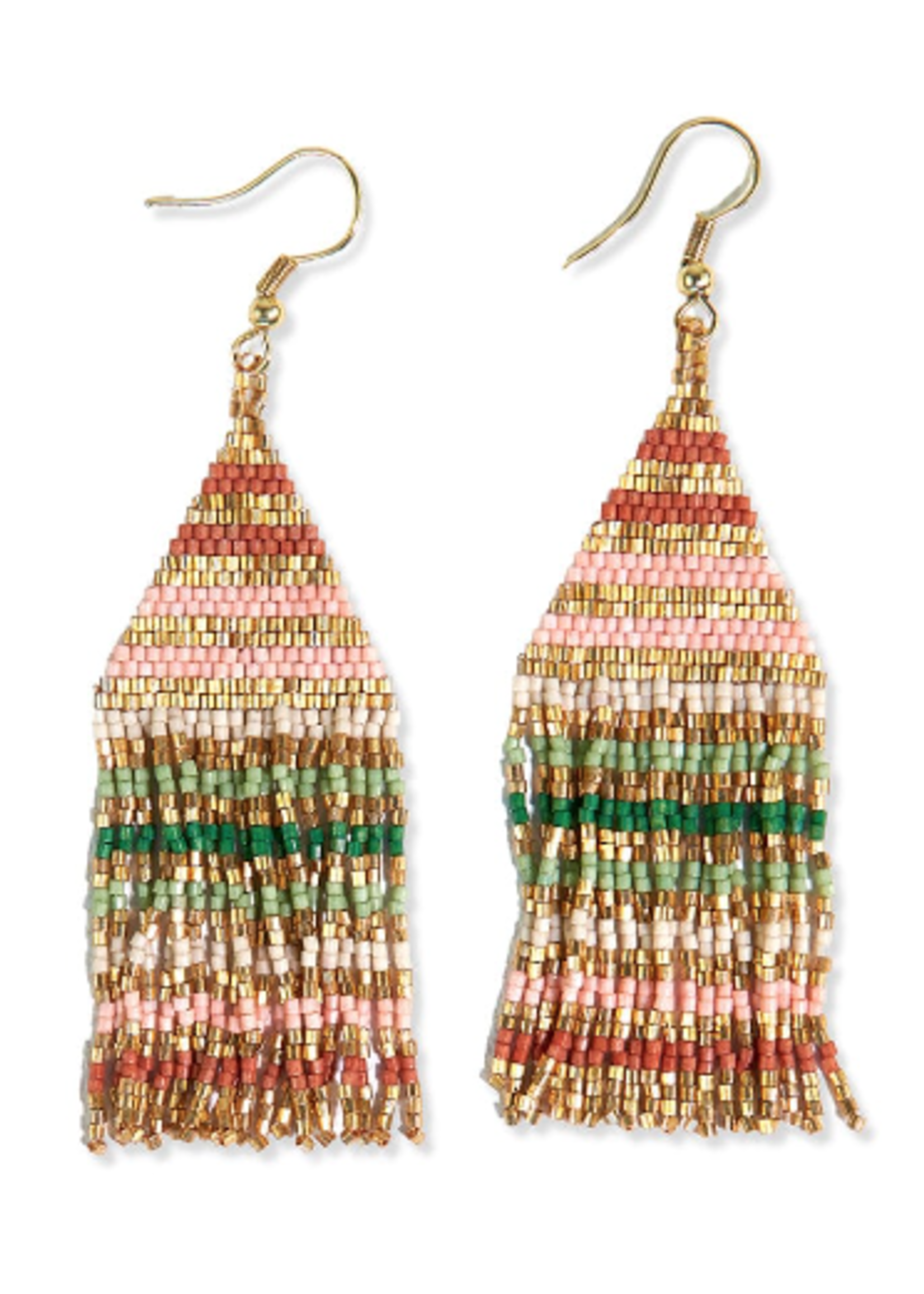Lexie Beaded Fringe Earrings