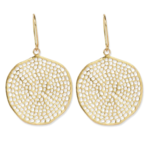 Gretchen Brass Large Circle Hole Earrings