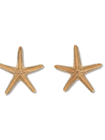 Sienna Brass Starfish Post Earrings