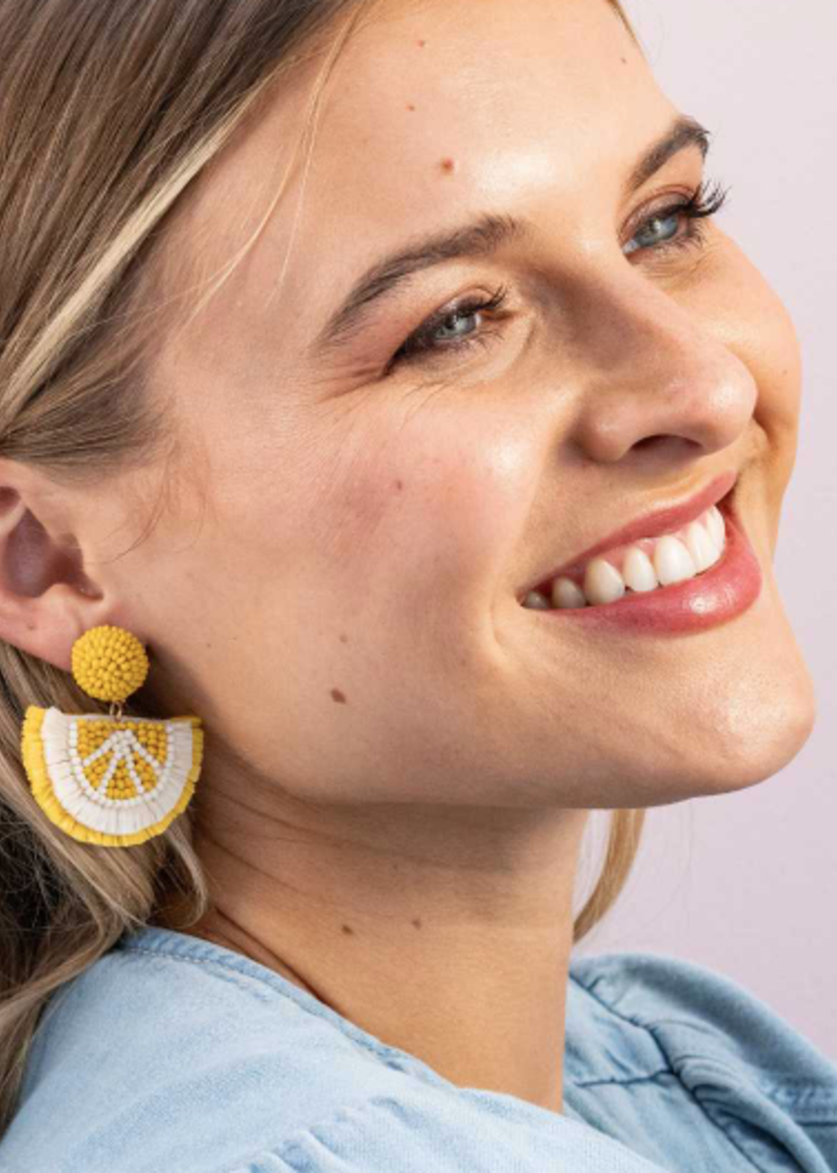 Josephine Raffia Drop Earrings
