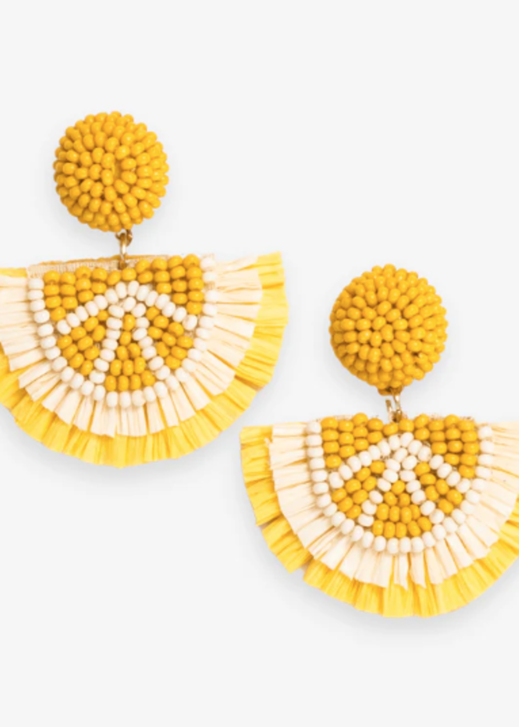 Josephine Raffia Drop Earrings