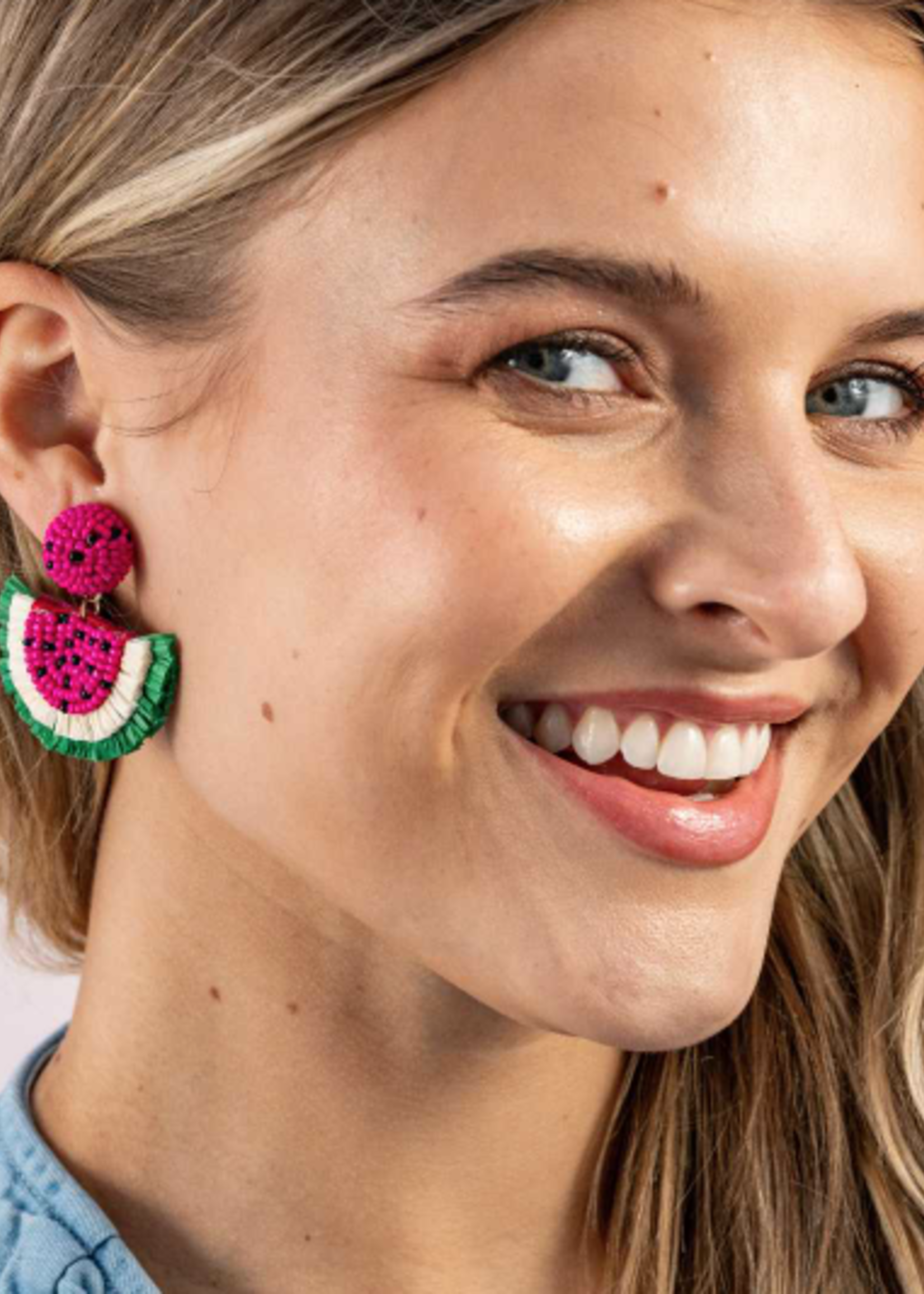 Josephine Raffia Drop Earrings