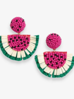 Josephine Raffia Drop Earrings