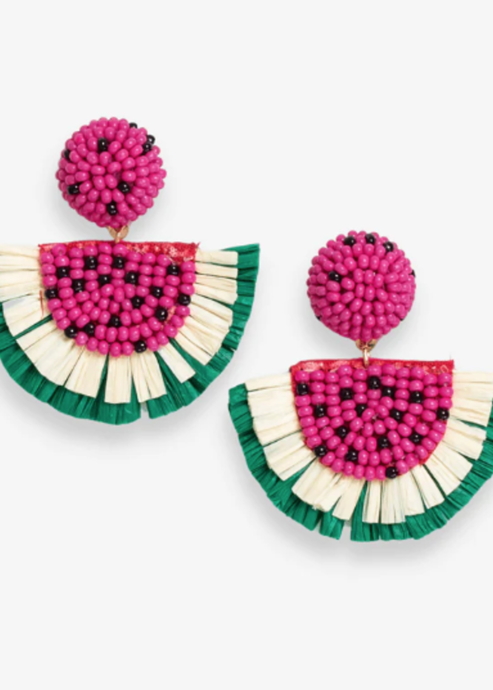 Josephine Raffia Drop Earrings