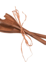 Set of 2 Acacia Wood Salad Servers