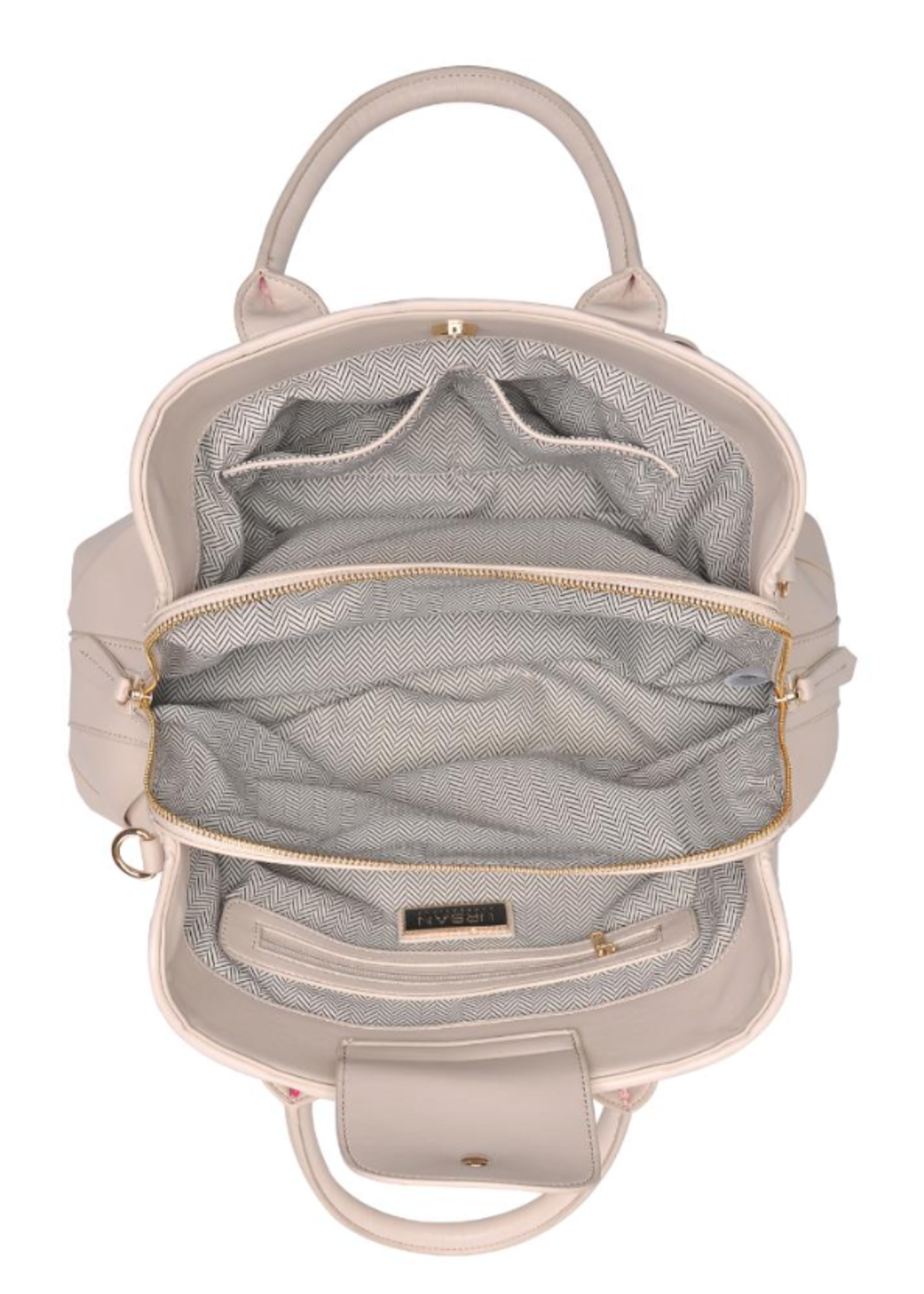 Phoebe Woven Multi Compartment Satchel