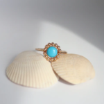 Beaded Turquoise Ring
