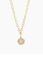 Small Circle Pendant Necklace