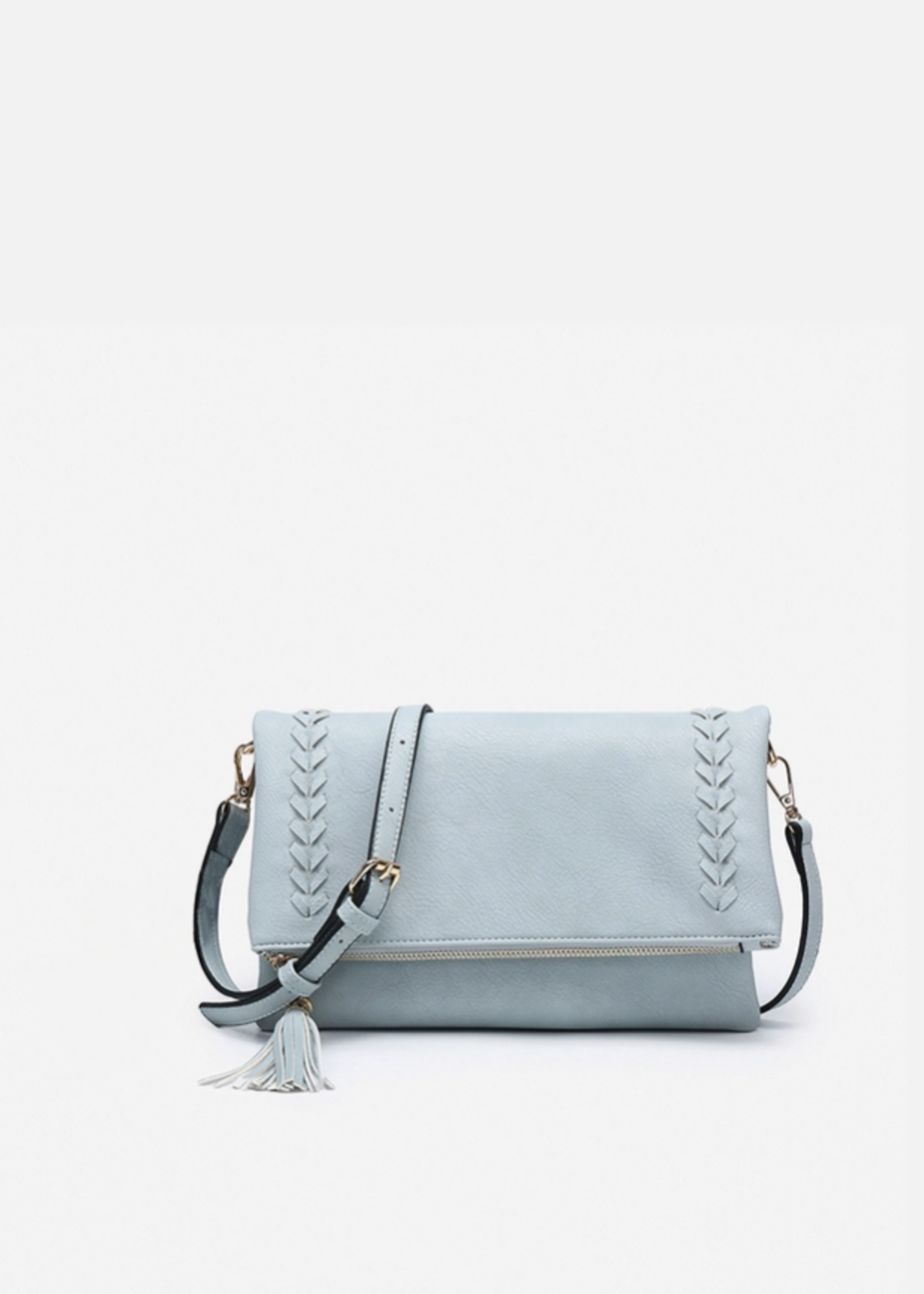 Isadora Whipstitch Crossbody w/ Tassle Zip