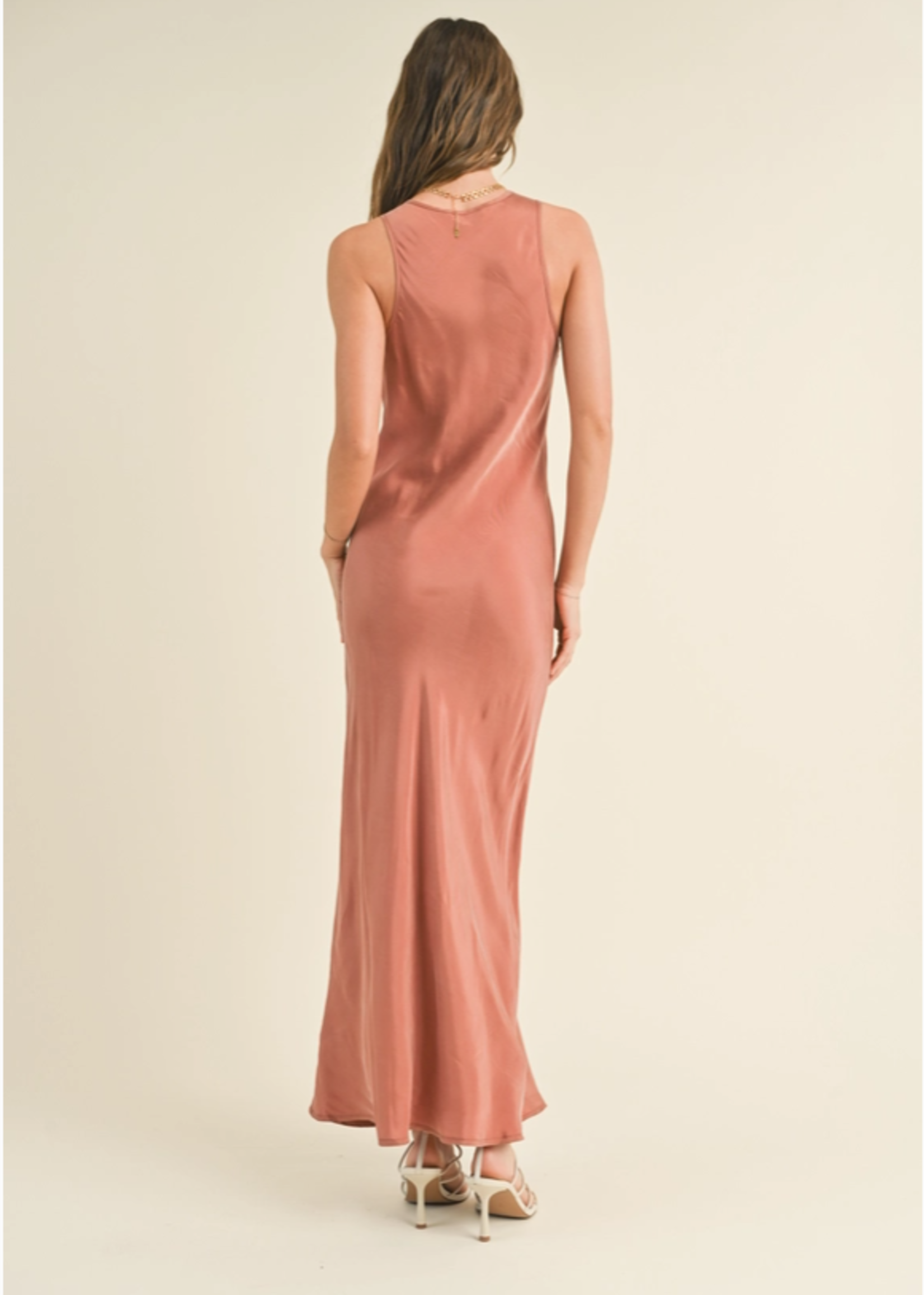 Viscose Simple Maxi Dress