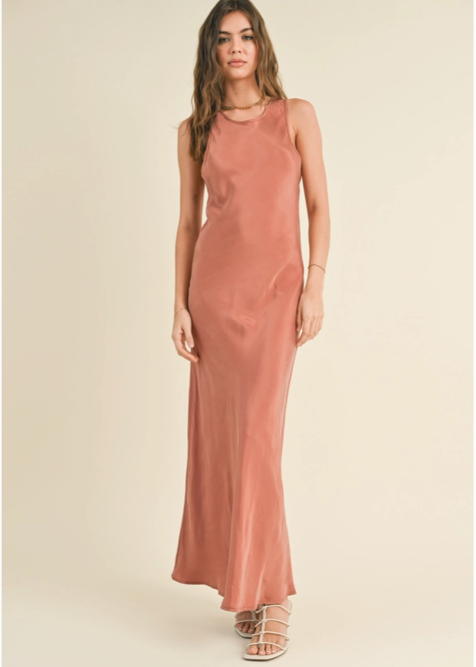 Viscose Simple Maxi Dress