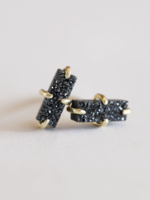 Druzy Bar Studs