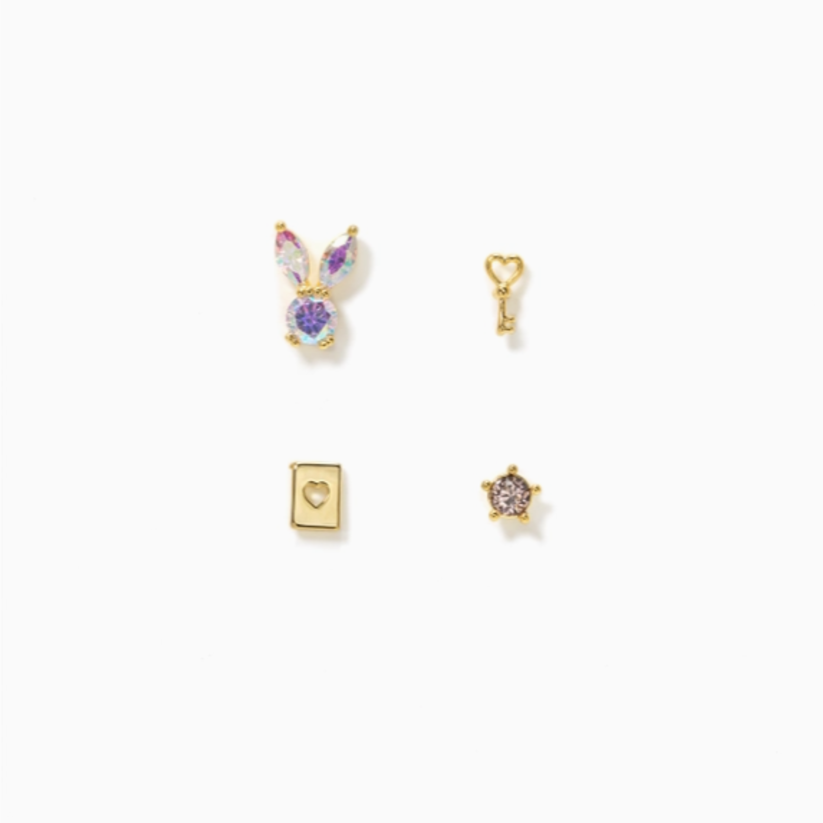 DOWN THE RABBIT HOLE EARRING SET