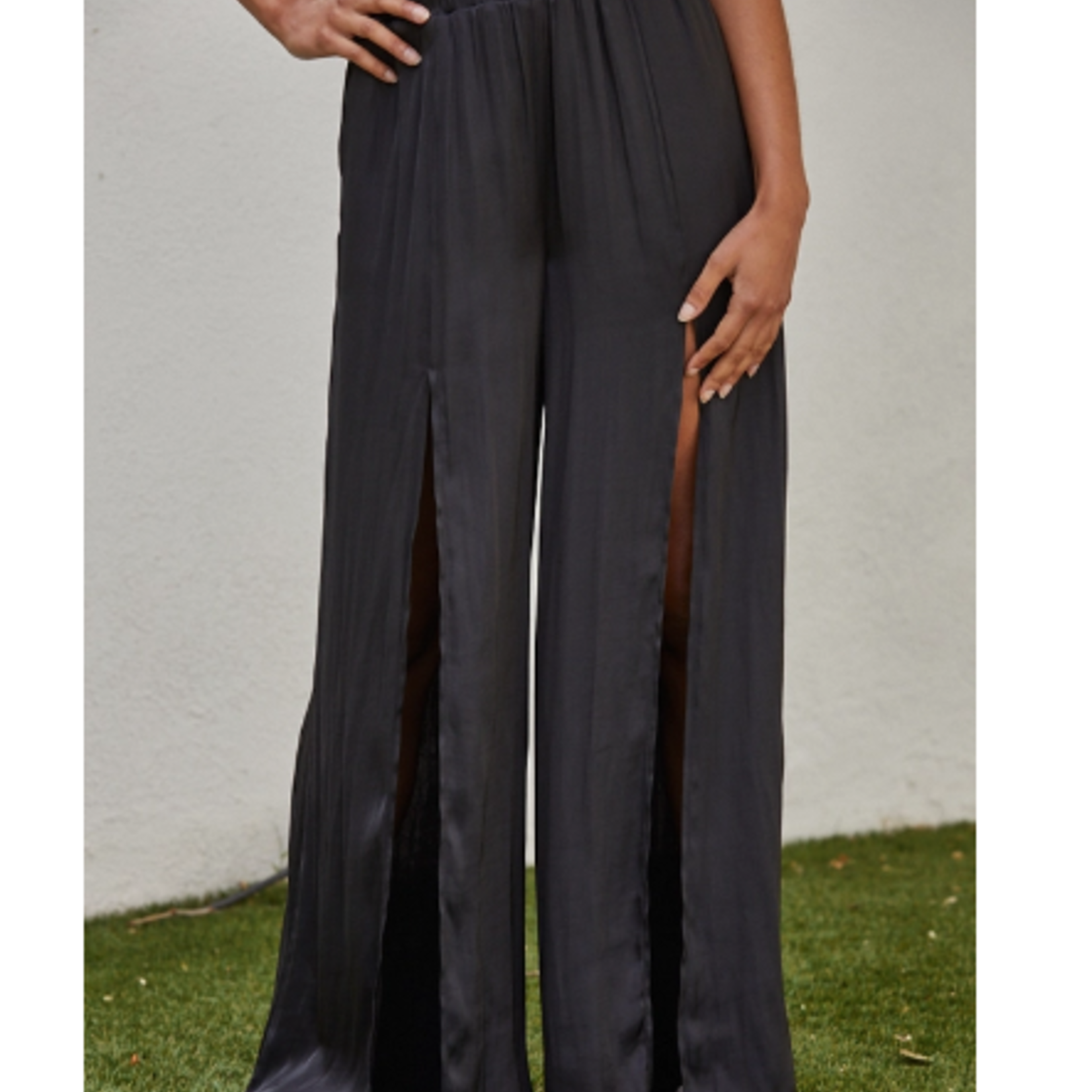 Pure Bliss Satin Split Pants