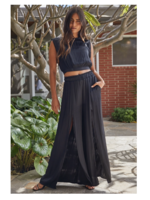 Pure Bliss Satin Split Pants