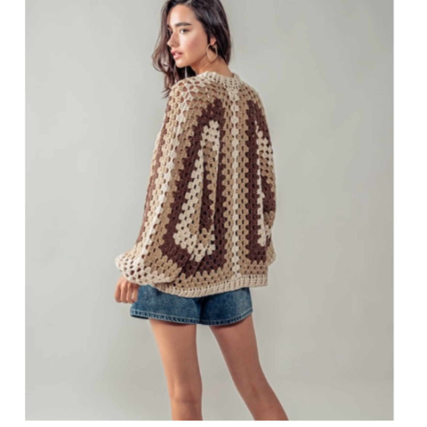 ZENITH WEAVE OPEN CARDIGAN