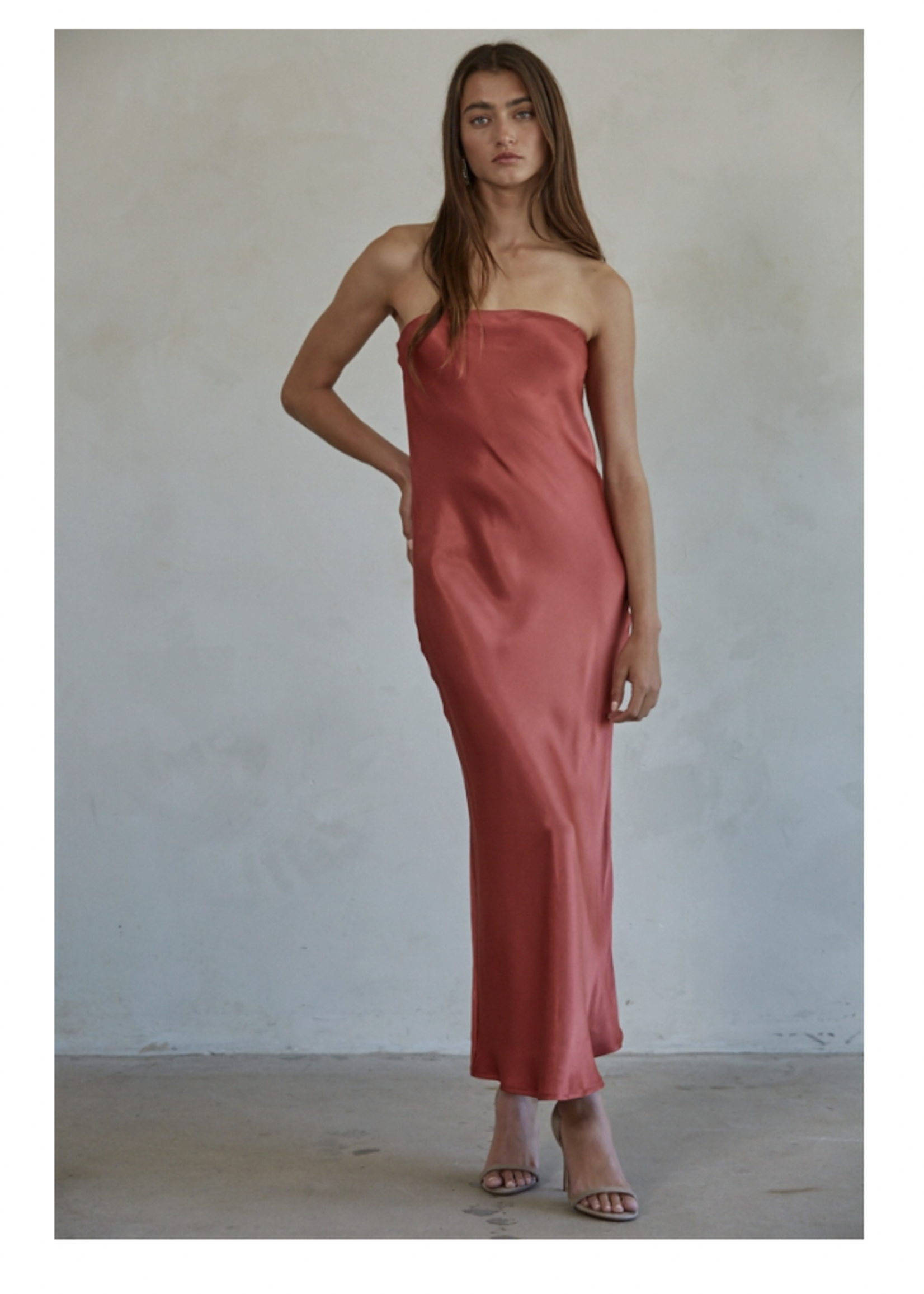 Satin Tube Dress