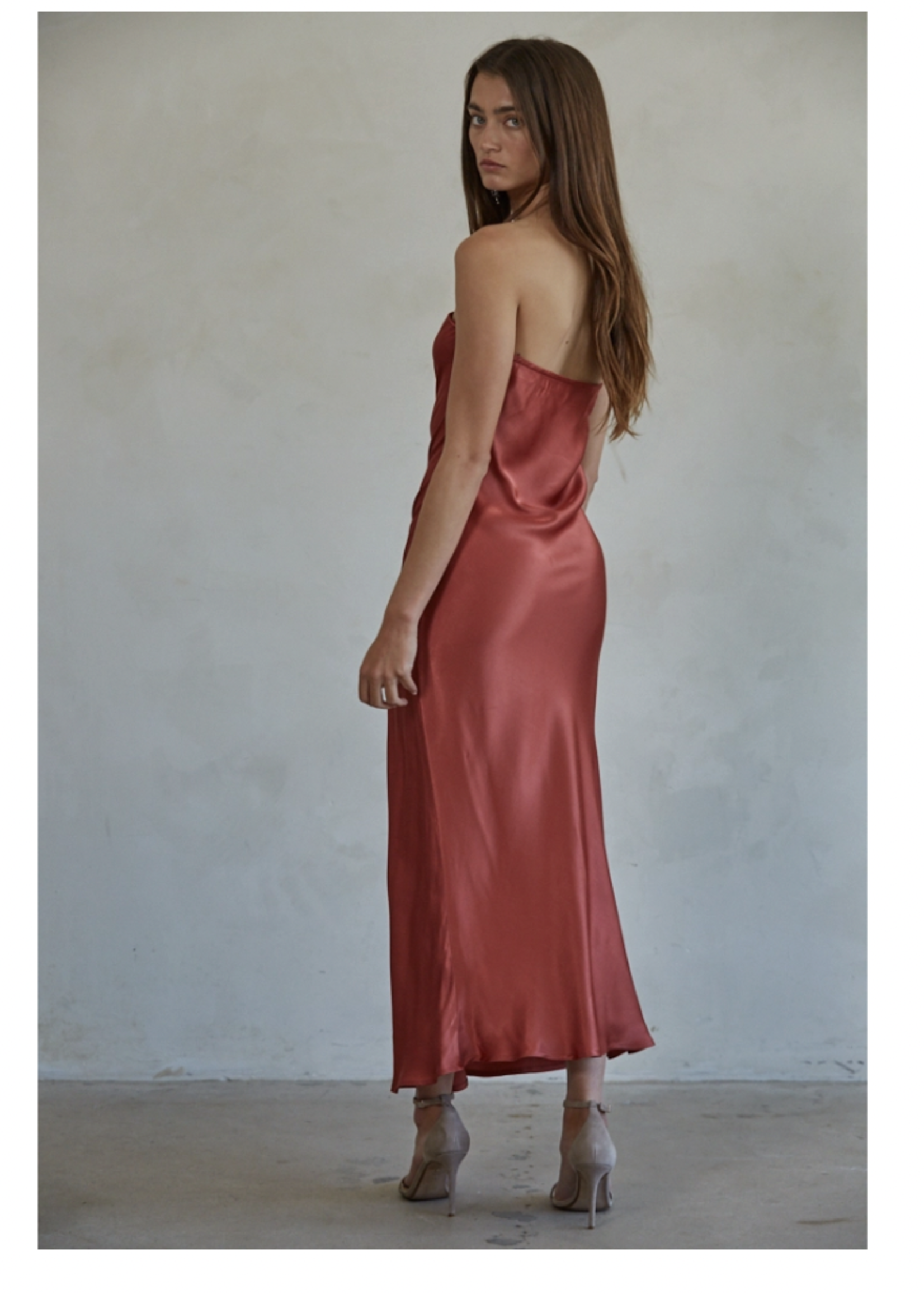 Satin Tube Dress