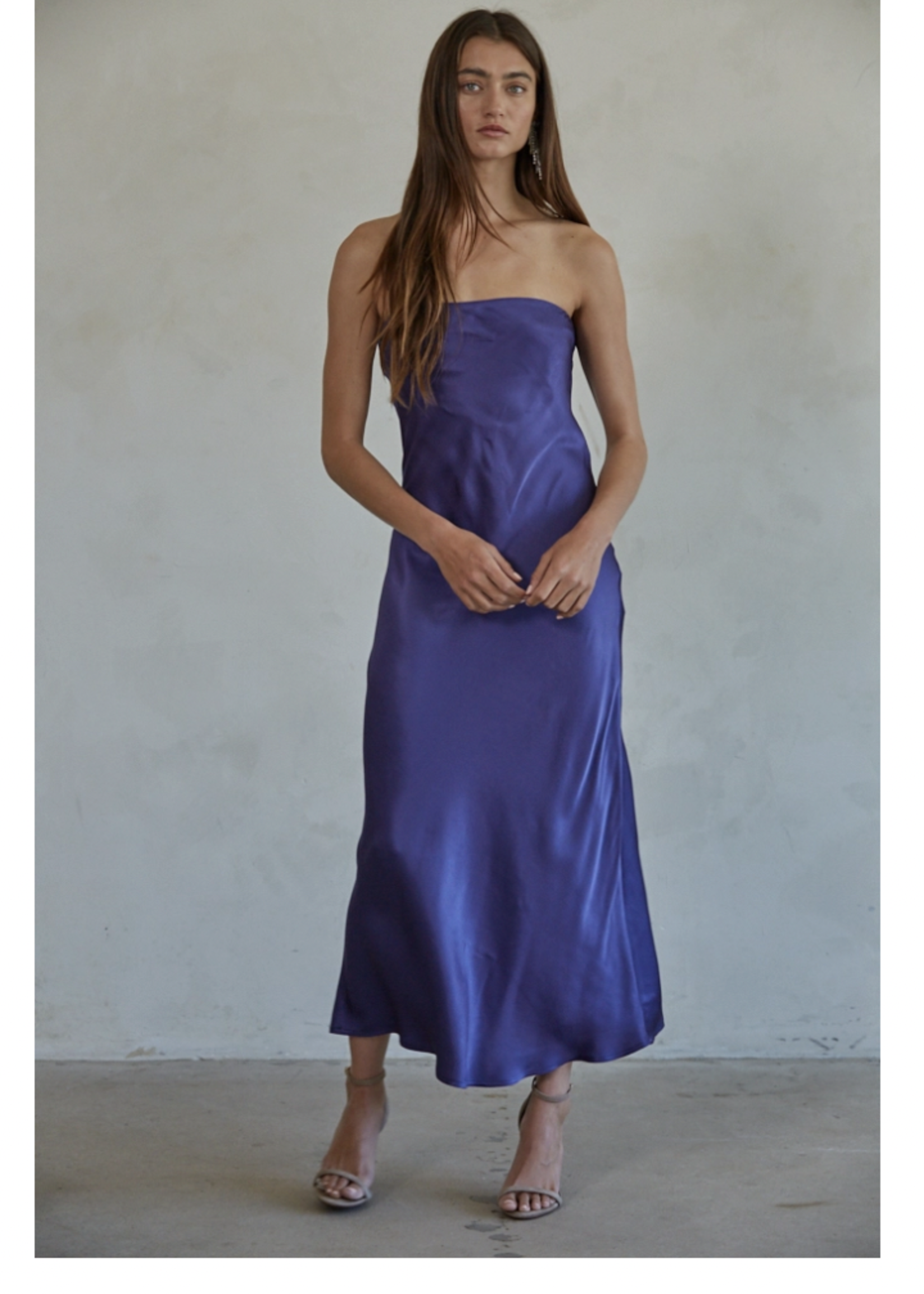 Satin Tube Dress