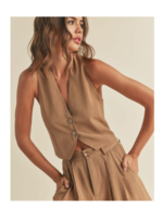 Tuxedo Vest Camel