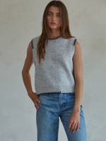 Knit Sweater Vest Top