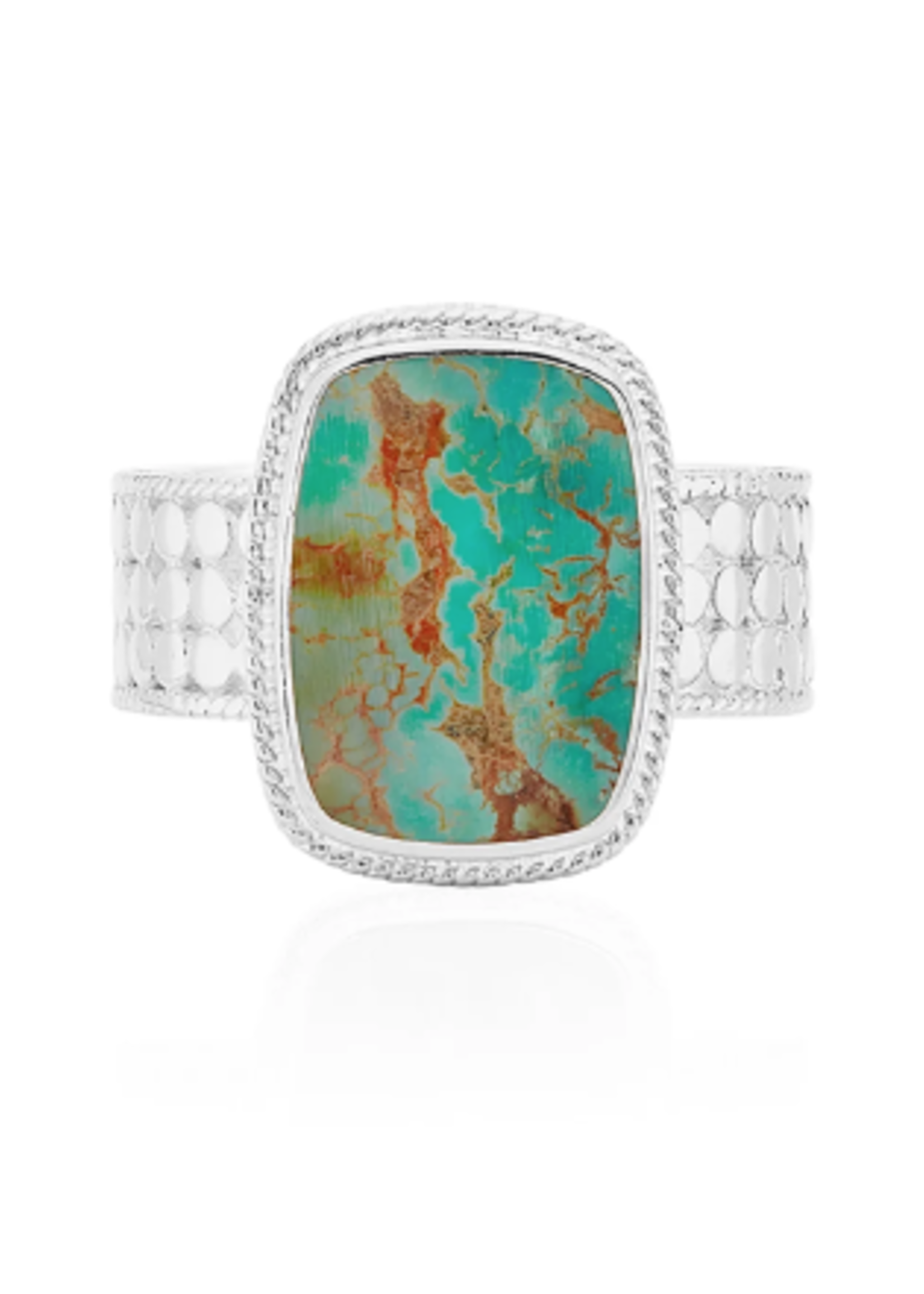 Medium Turquoise Cushion Ring