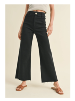 Straight Wide Leg Denim Jeans