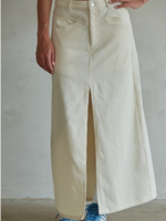 Corduroy Flare Maxi Skirt