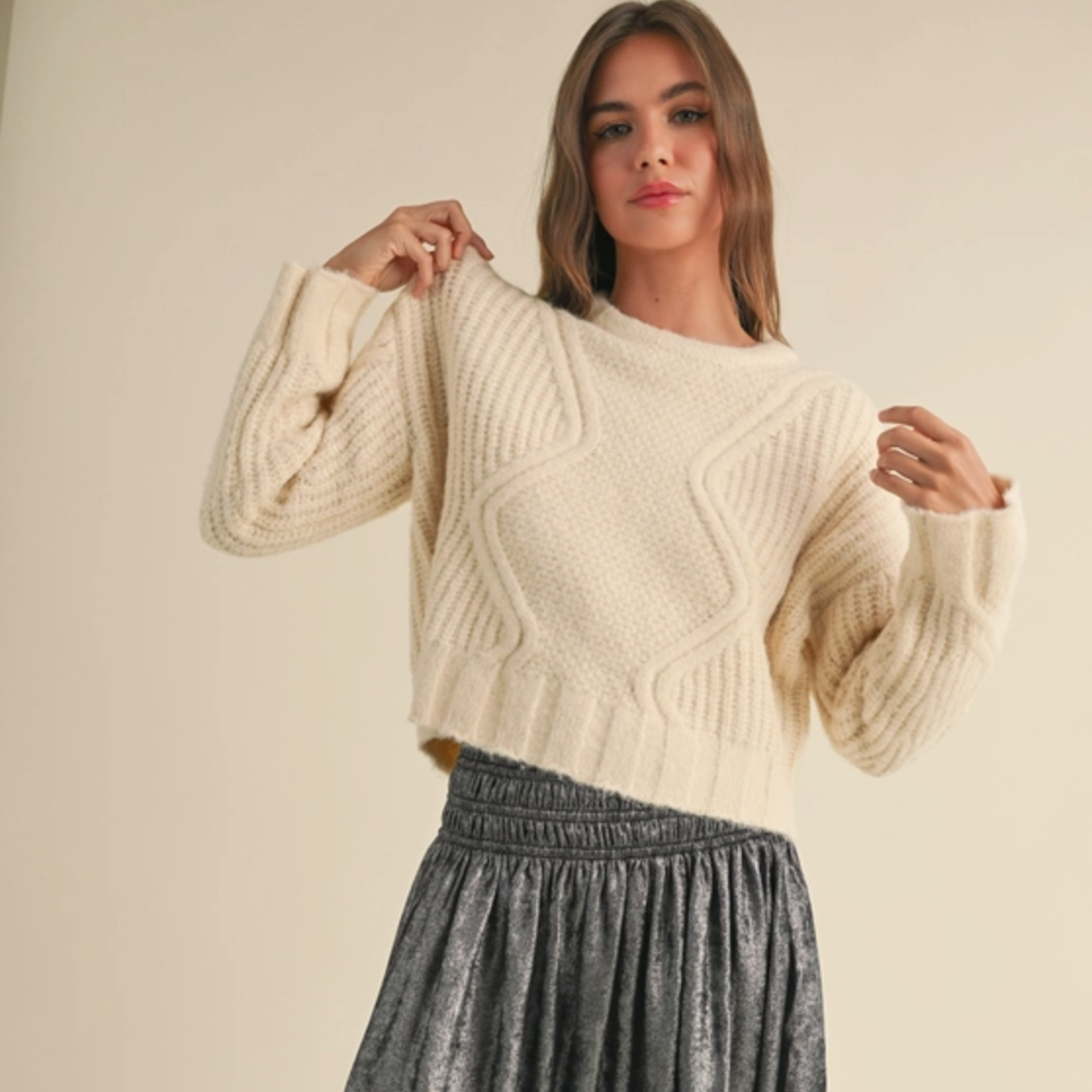 Cable Knitted Sweater