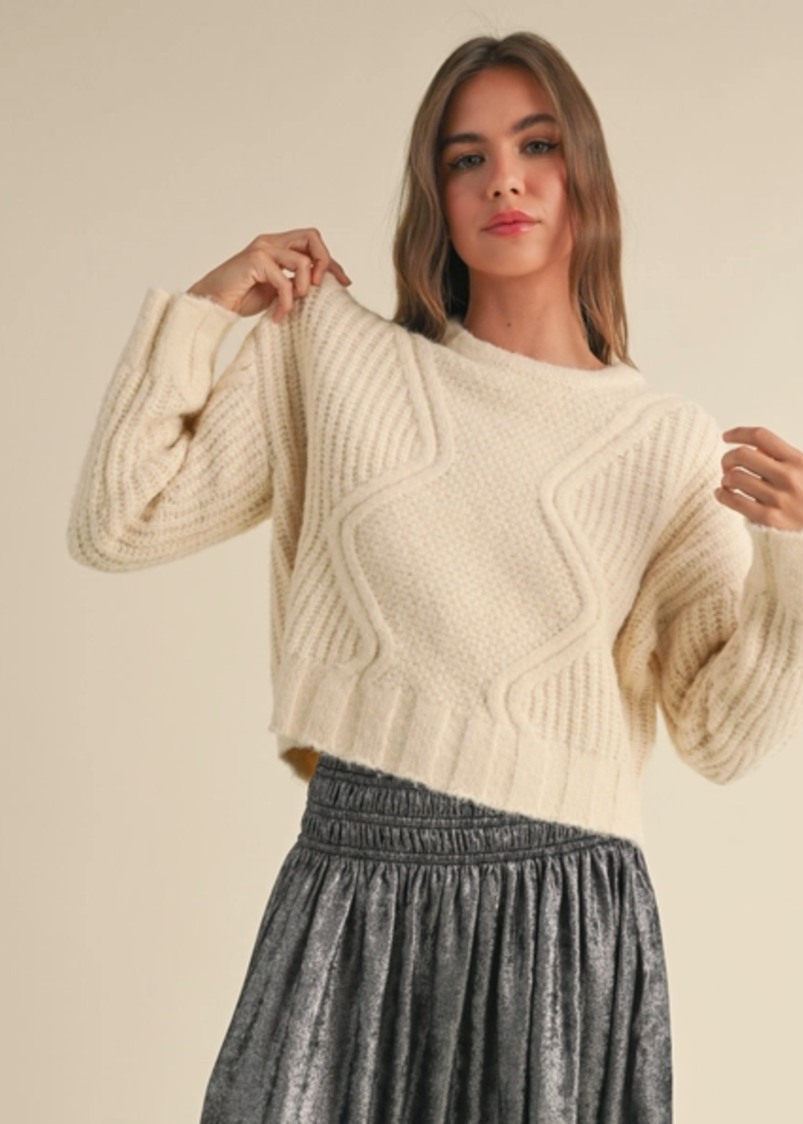 Cable Knitted Sweater