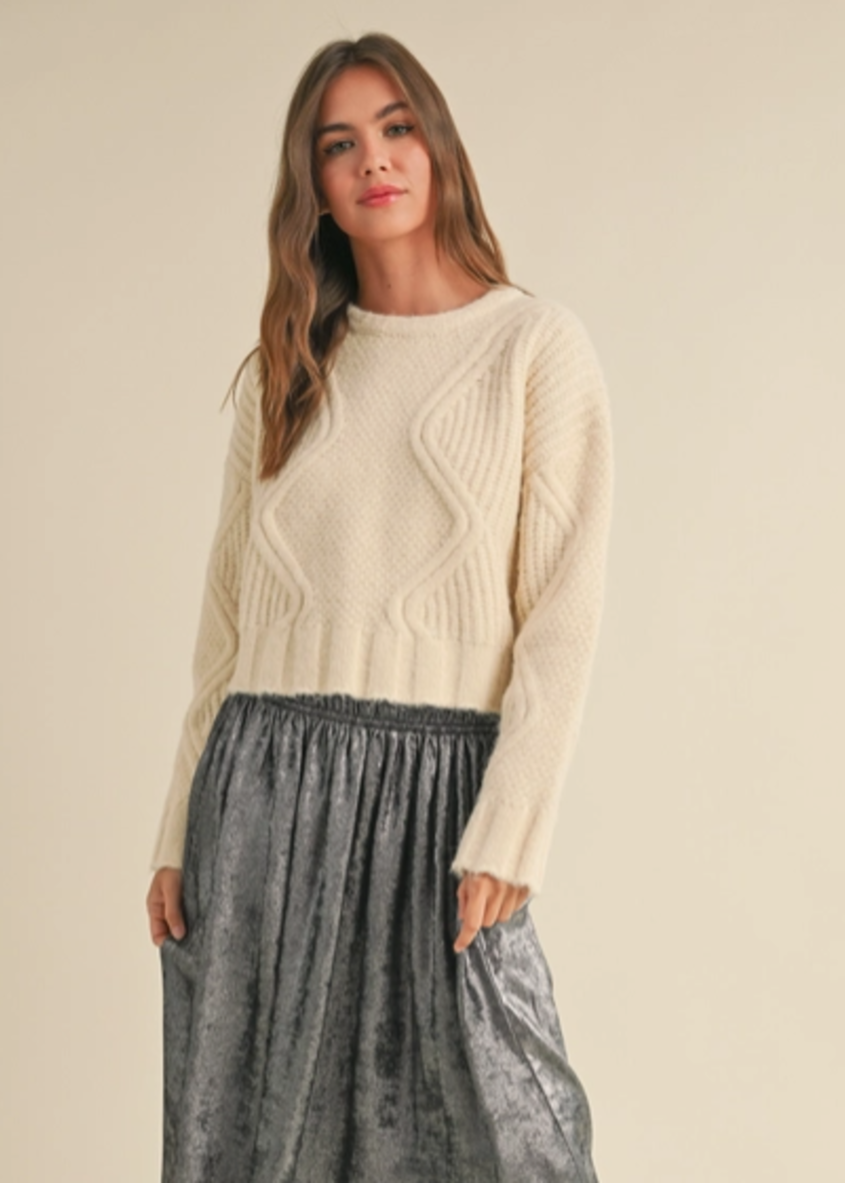 Cable Knitted Sweater