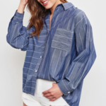 One Pocket Stripe Top