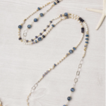 Seaside - Pearl, Iolite Transitional Necklace