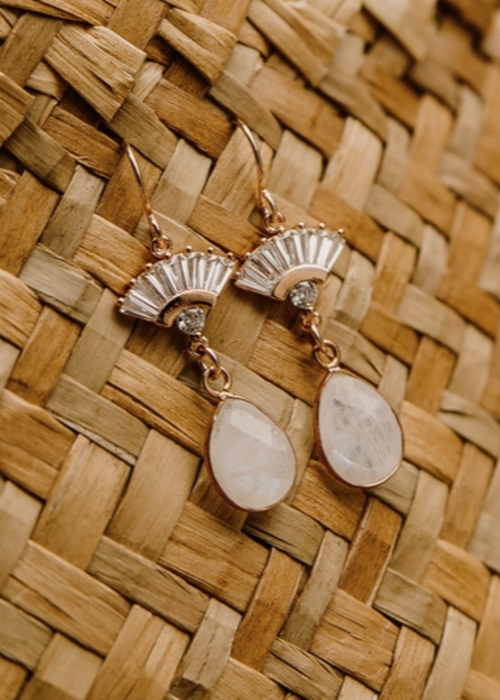 Aria Moonstone Earrings