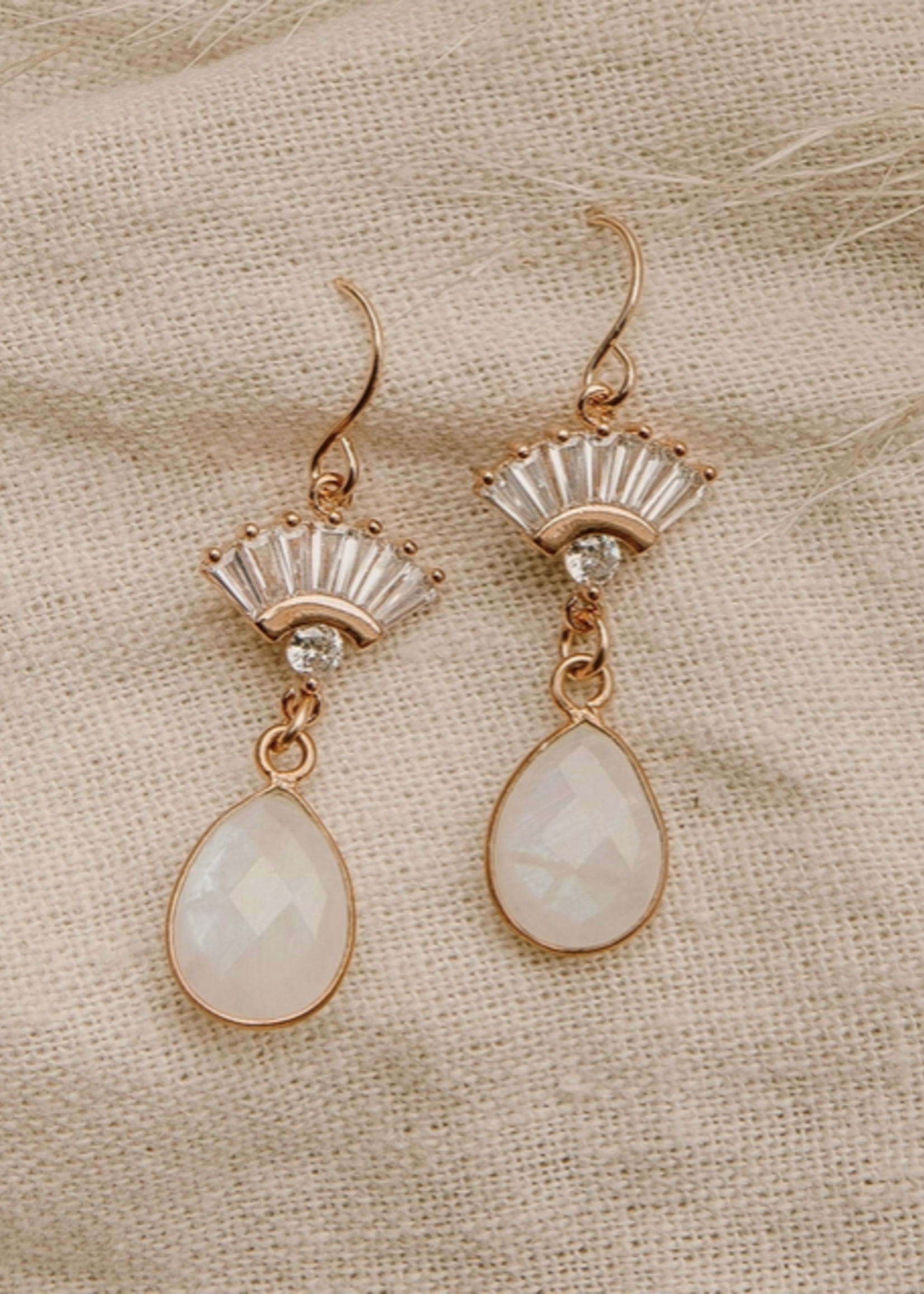 Aria Moonstone Earrings